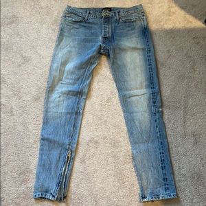 FOG Fear of God Jeans Size 34 W/ Zipper